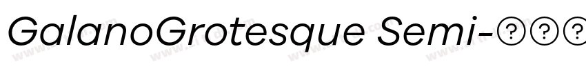 GalanoGrotesque Semi字体转换
